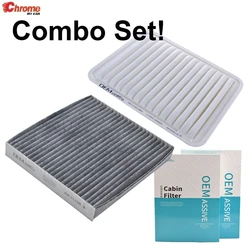 Engine Cabin Pollen Air Filter 17801-0H050 87139-YZZ08 For Toyota Camry Venza 2007 2008 2009 2010 2011 2012 2013 2014 2015 2016