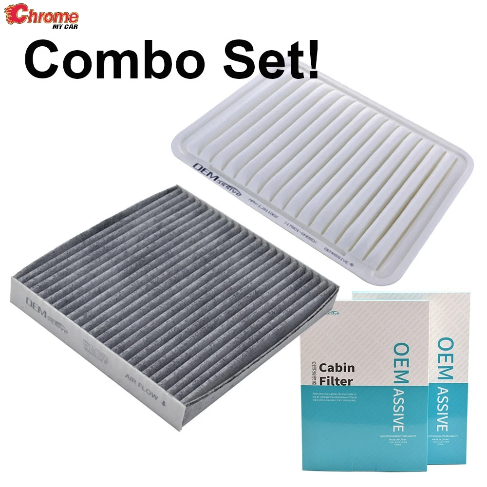 Engine Cabin Pollen Air Filter 17801-0H050 87139-YZZ08 For Toyota Camry Venza 2007 2008 2009 2010 2011 2012 2013 2014 2015 2016