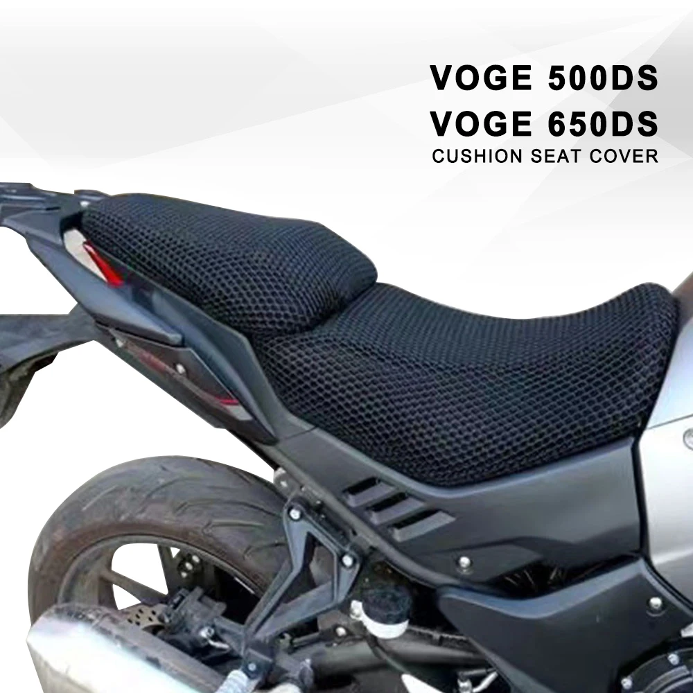 For Loncin Voge 500ds Lx500-a 650DS Nylon Fabric Saddle Seat Cover Motorcycle  Protection Cushion Seat Cover