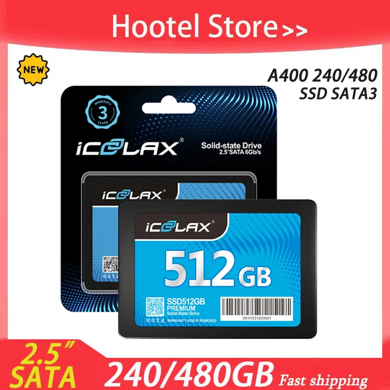 

Sata SSD A400 SATAIII 2.5Inch International Popular Brand 240GB 480GB HDD Solid State Drive Disco SSD Notebook PC