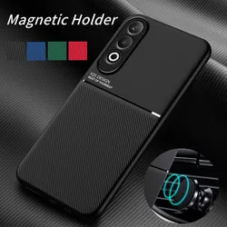 Rugged Non-Slip Case for OPPO A80 5G A3 Pro K12x 5G Protective Cover Car Magnetic Suction Holder Coque Fundas Capa
