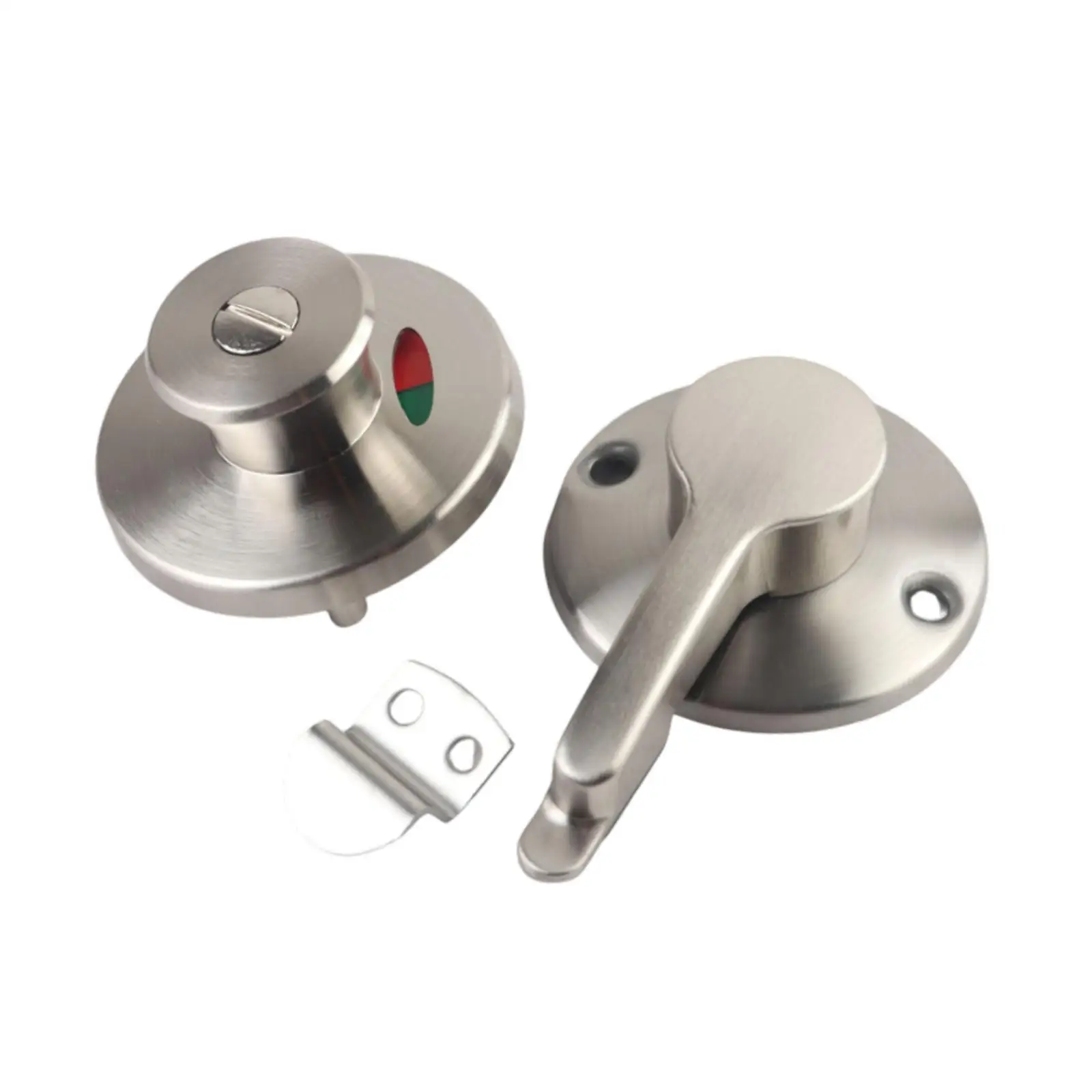 

Bathroom Door Lock Dead Bolt Occupancy Indicator Sturdy Replacement Privacy Partition Door Lock for WC Shopping Mall