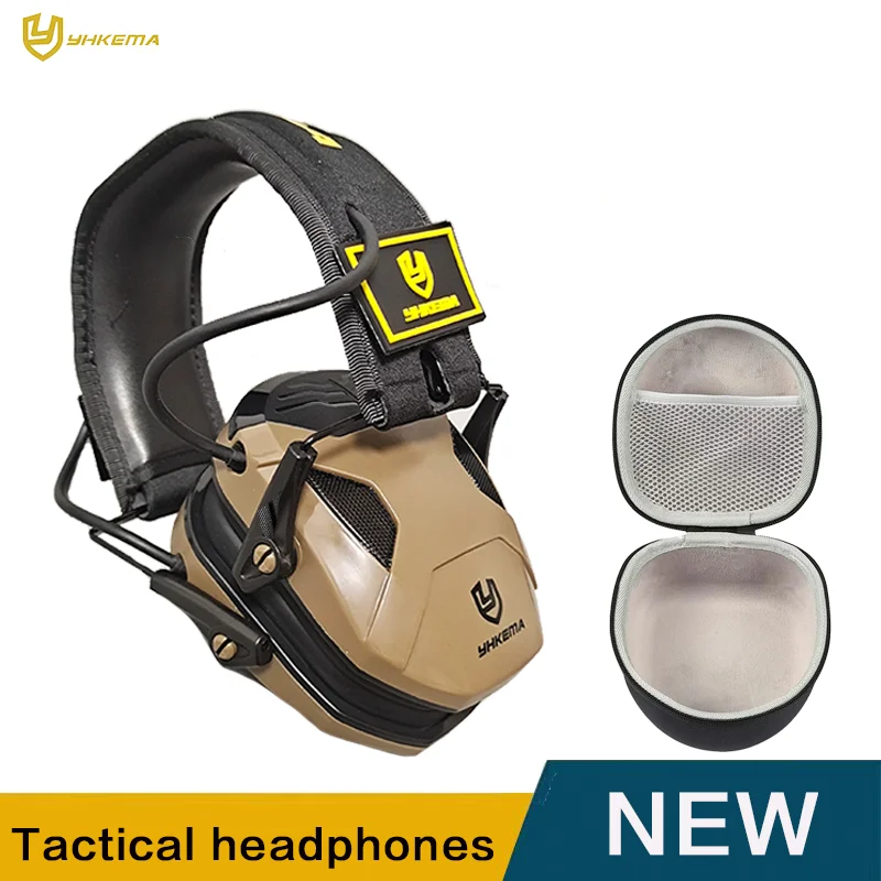 

2025 Tactical Headphone Set, Airgun Shooting Earcups, NRR23DB, Electronic Hearing Protection Amplifier Headphones