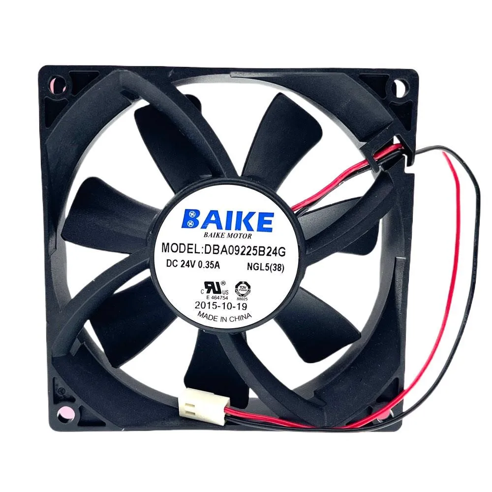 

DBA09225B24G 92mm 24V DC High-Speed Fan, 4000RPM 74.5CFM Dual Ball Bearing Industrial Cooler for Welding Machines