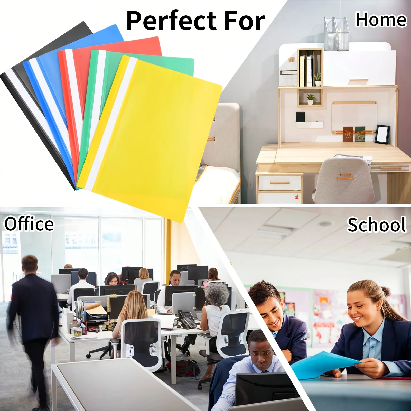 5pack A4 project folder, presentation project folder A4 report, document file transparent cover