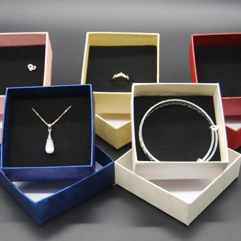 

10pcs Jewelry Box Shell Pattern Dustproof Storage Case For Earrings Rings Necklaces Bracelets Gift Packaging Container