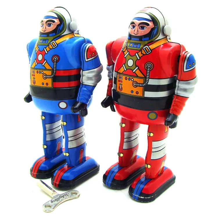 

MS650 Astronaut Robot Tintoy Adult Collection Toy Creative Gift Iron Sheet Toy Wholesale