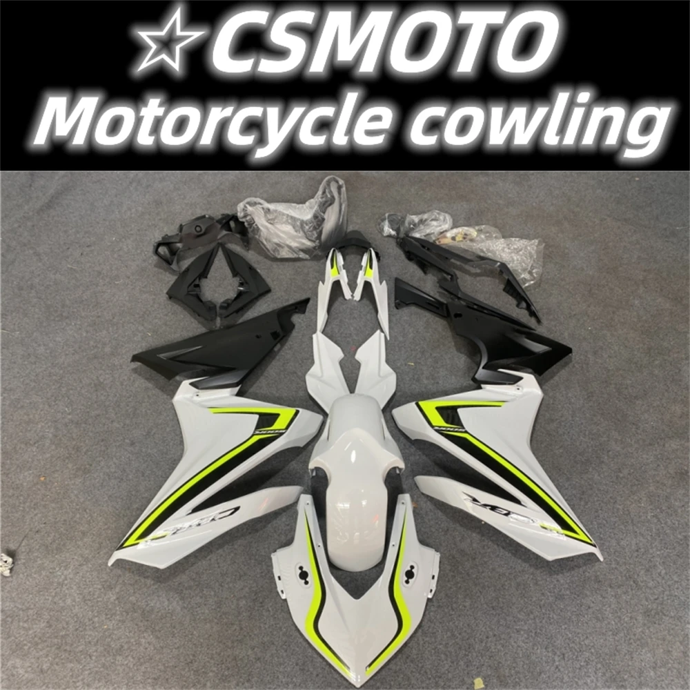 Motorcycle fairing fits CBR500R 2019 2020 2021 2022 2023 CBR500 19 2021 22 23 Year fairing body design yellow and white