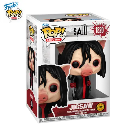 Nytt i lager FUNKO POP Original Chainsaw Puzzle Killer and Doll Billy Can Play Figure Model Collection Holiday Gifts 10 best sales Billy Saw Funko Pop - №2