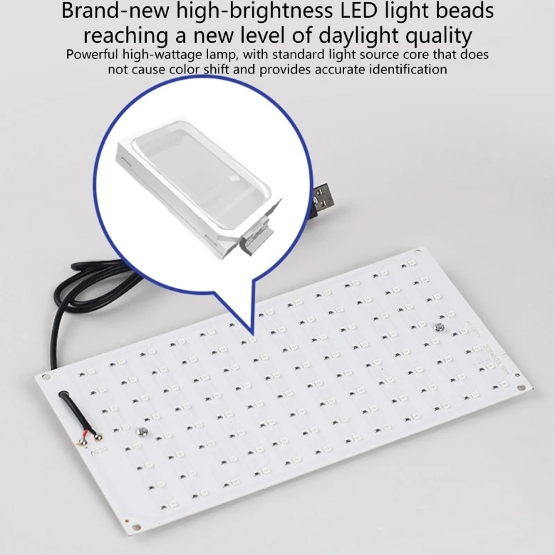 

395nm 5V Light Source Board Curing Lamp Film Board With USB Plug Easy to Use high quality
