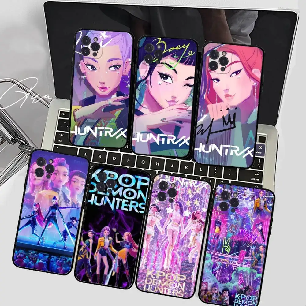 

Kpop D-Demon H-Hunters Phone Case For IPhone 17 16 15 14 11 12 13 Mini Pro XS Max Plus Funda Shell