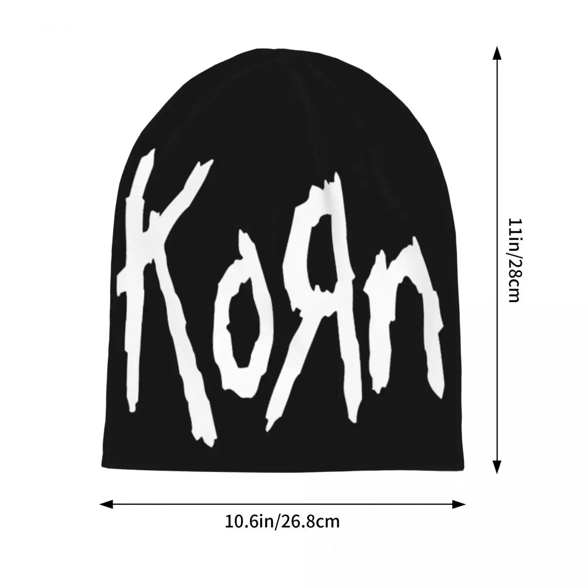 Korn Band Logo Beanies Nu Metal Beanies Caps Unisex Fashion Warm Thermal Elastic Bonnet Knit Hat