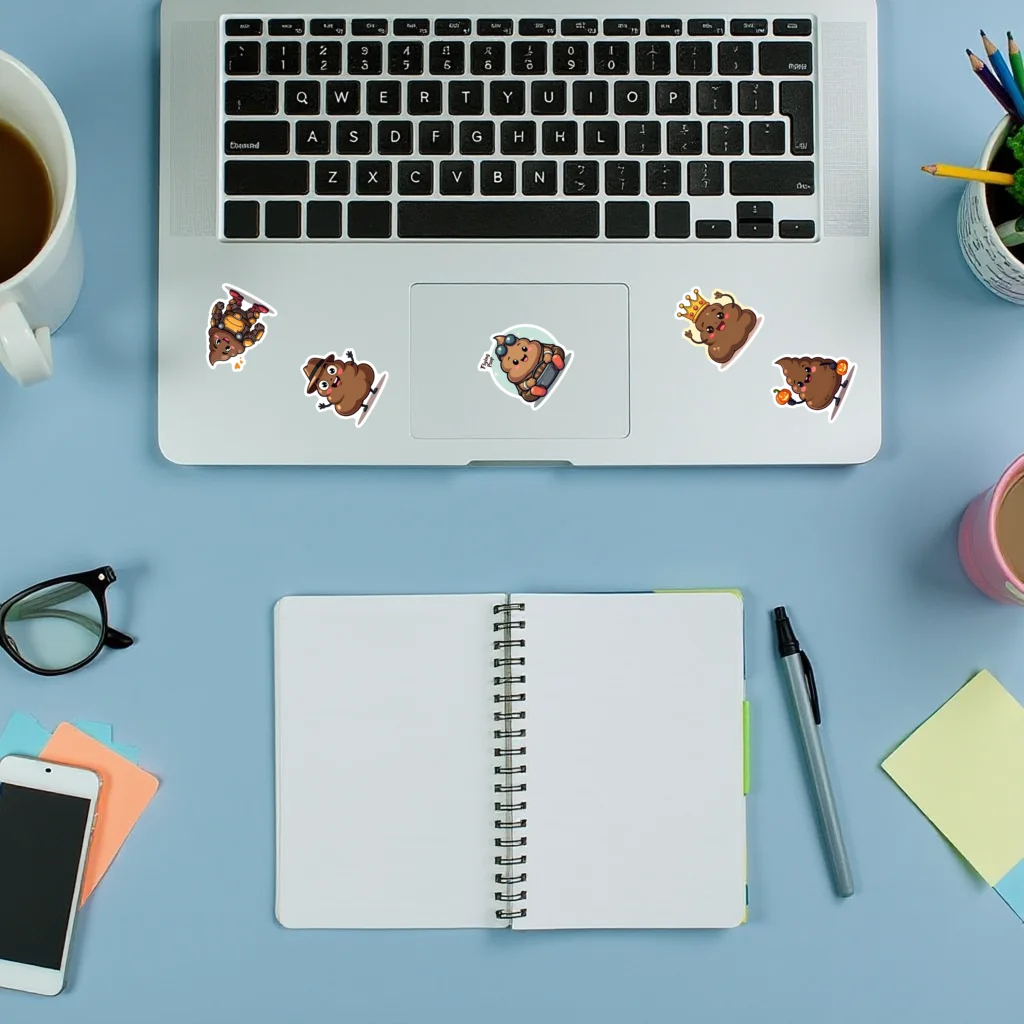 50pcs Decals Set Phone Stickers Water Bottle Stickers Bicycle Stickers for Students Halloween