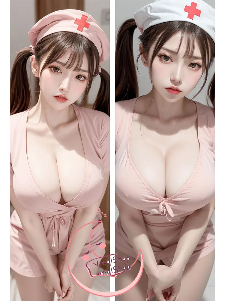 

AI Beauty Dakimakura Cover - 1:3 Double-sided Print Life-size body Custom Anime Pillow Case Unlimited AI Girl woman loli maid