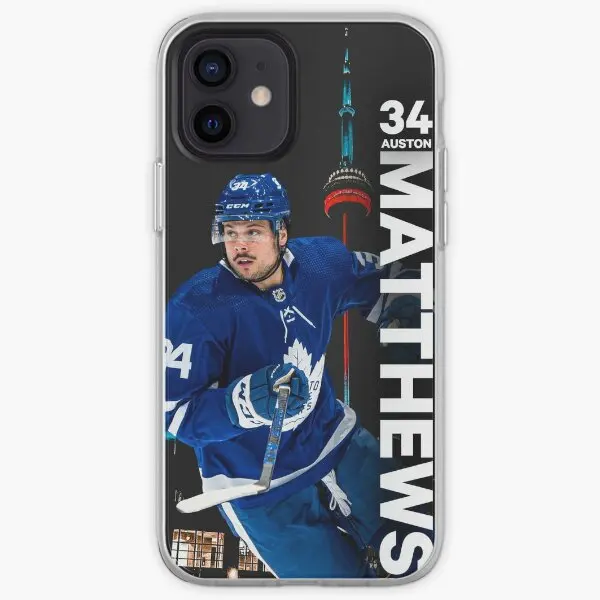 Auston Matthews 34 2022 Iphone Tough Ca  Phone Case Customizable for iPhone 6 6S 7 8 Plus 11 12 13 14 Pro Max Mini X XS XR Max