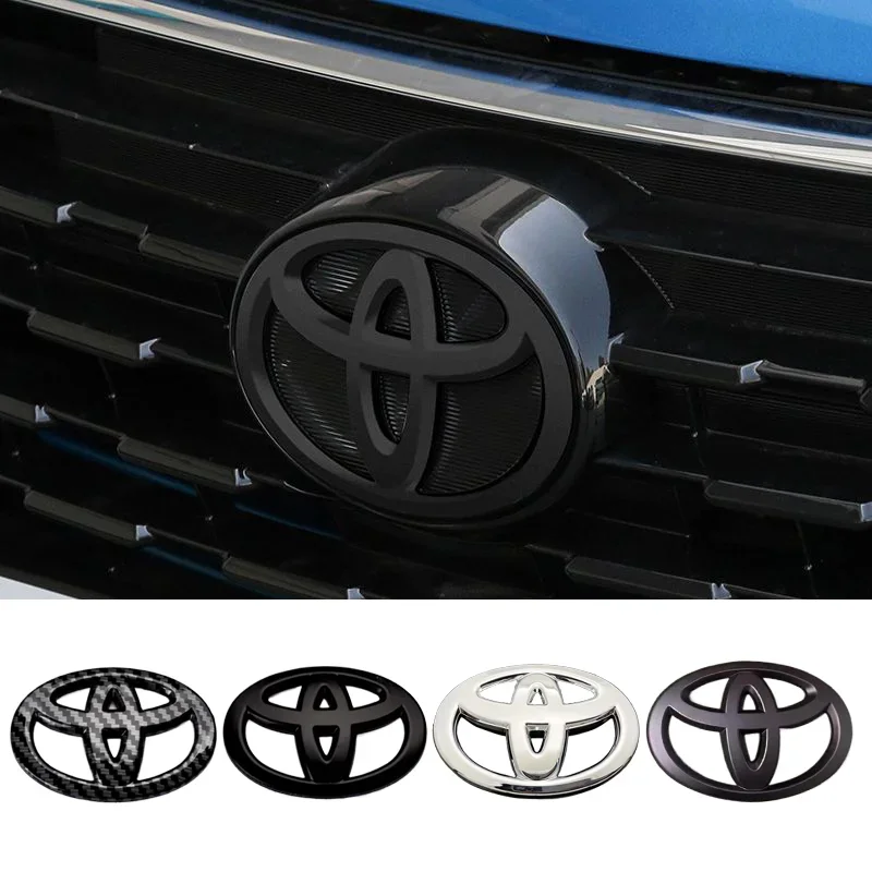 3D ABS auto griglia anteriore tronco Logo adesivo per Toyota RAV4 Camry Corolla Levin Yaris Reiz Vios Highlander CHR Prius accessorio