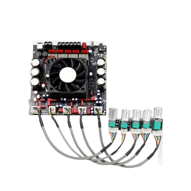 [B24B!】 Audio AS21HPA HIFI Class 300W X 2+600W Stereo TPA3116 Bluetooth Digital Amplifier Board Module