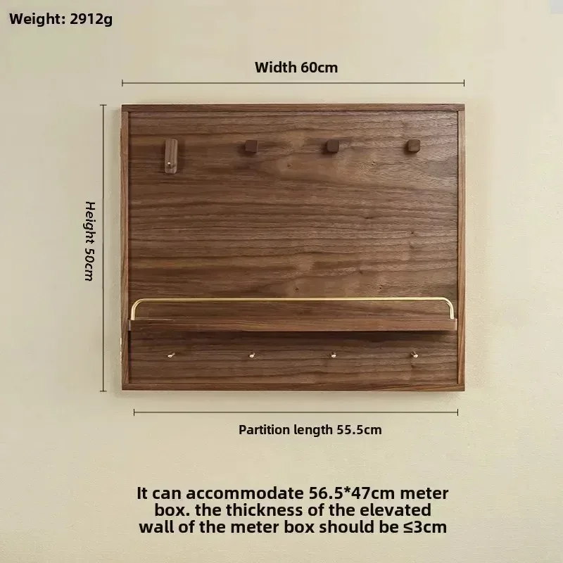 26 StyleMeter Box Occlusion Picture Distribution Switch Box Hanging Picture Door Opening Solid Wood Rack