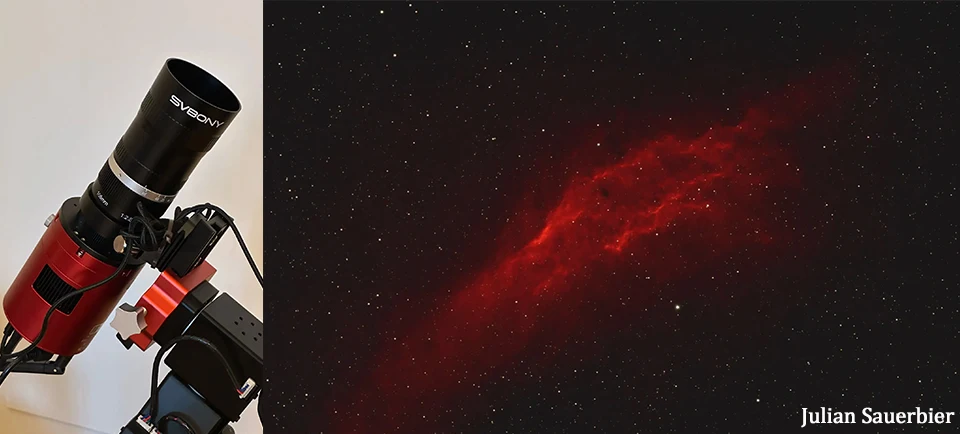 Svbony SV535 Astronomisches Teleskop 105 mm f/2,8 APO Refraktor-Astrokamera-Prime-Objektiv, mit M42/E-Mount für Weltraumfotografie – Detail 30