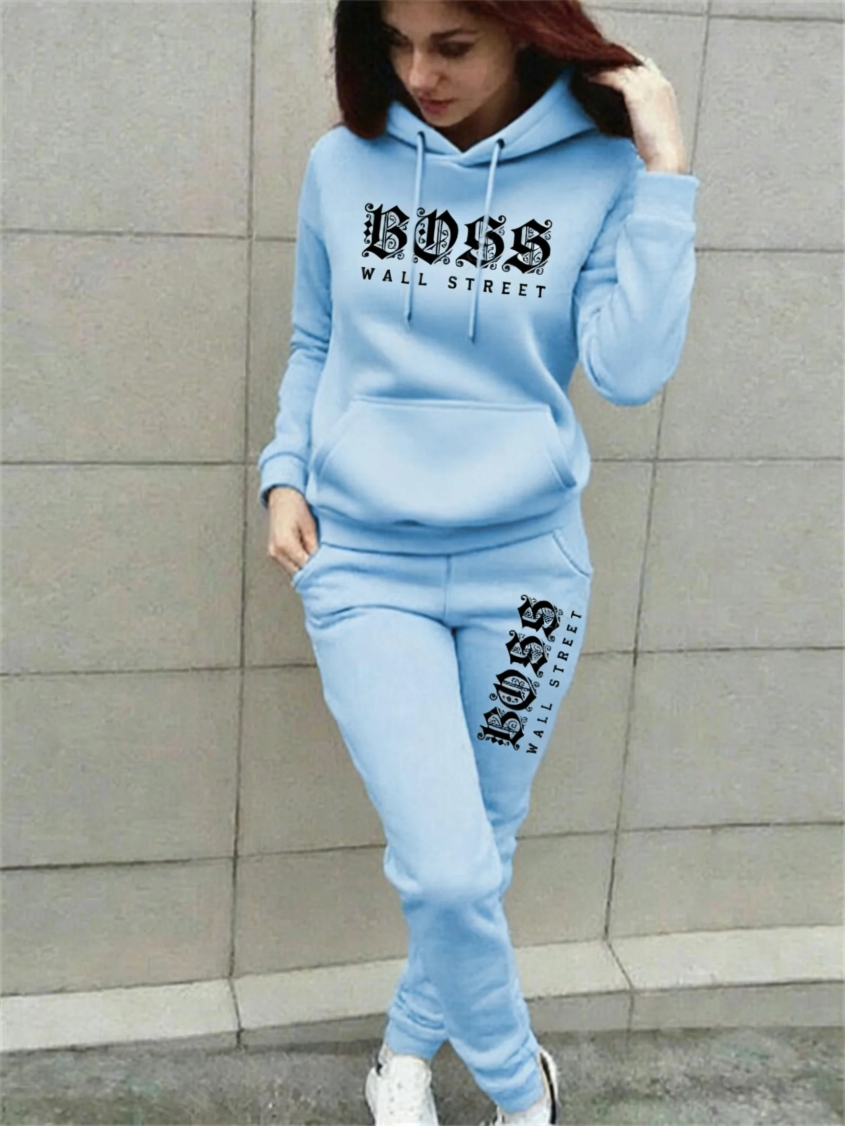 Pants Sets Womens Clothing Hoodie Suit High quality Sweatshirt Sweatpant 2 Piece Autumn Winter Designer Luxury Woman Tracksuit
