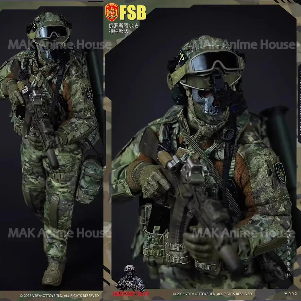 VERYHOT M002 1/6 الروسية ألفا القوات الخاصة الملابس والاكسسوارات مجموعة نموذج صالح 12 ''ذكر الجندي عمل الشكل الجسم دمية #1