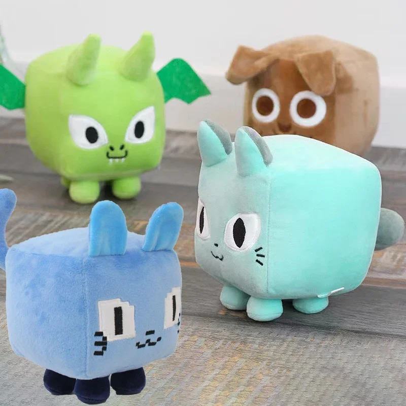 Anime Simulator X Pet giocattoli di peluche Cartoon Cat Dog bambole di pezza grandi giochi ape dinosauro animali peluche cuscino regali di Natale