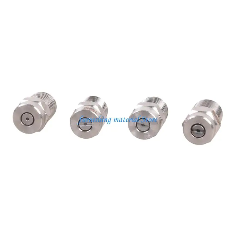 Y5GD Pack of 4 Steel Threaded Adapters 2F 1/4 for Industrial Cleaning Equipment