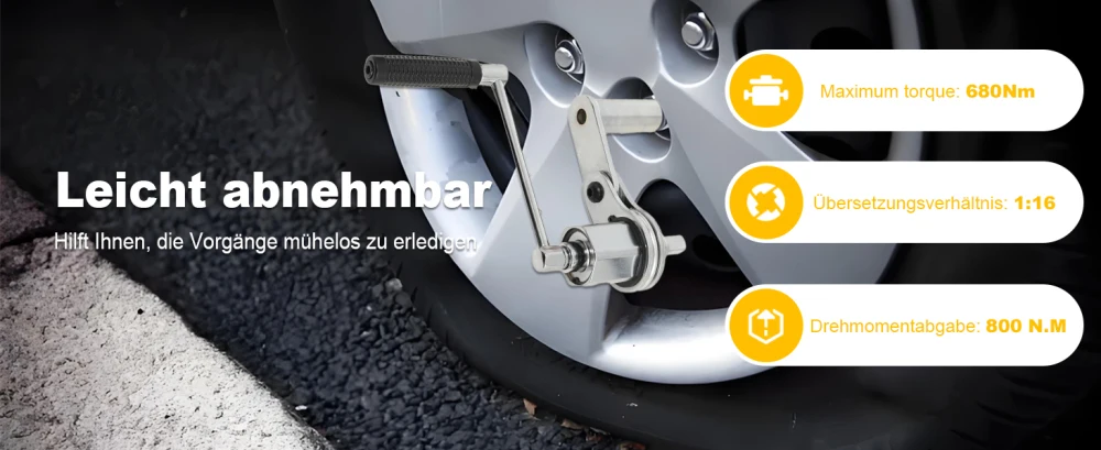 Car Torque Multiplier Wrench Labor Savings Spanner Lug Nut Lugnuts Remover