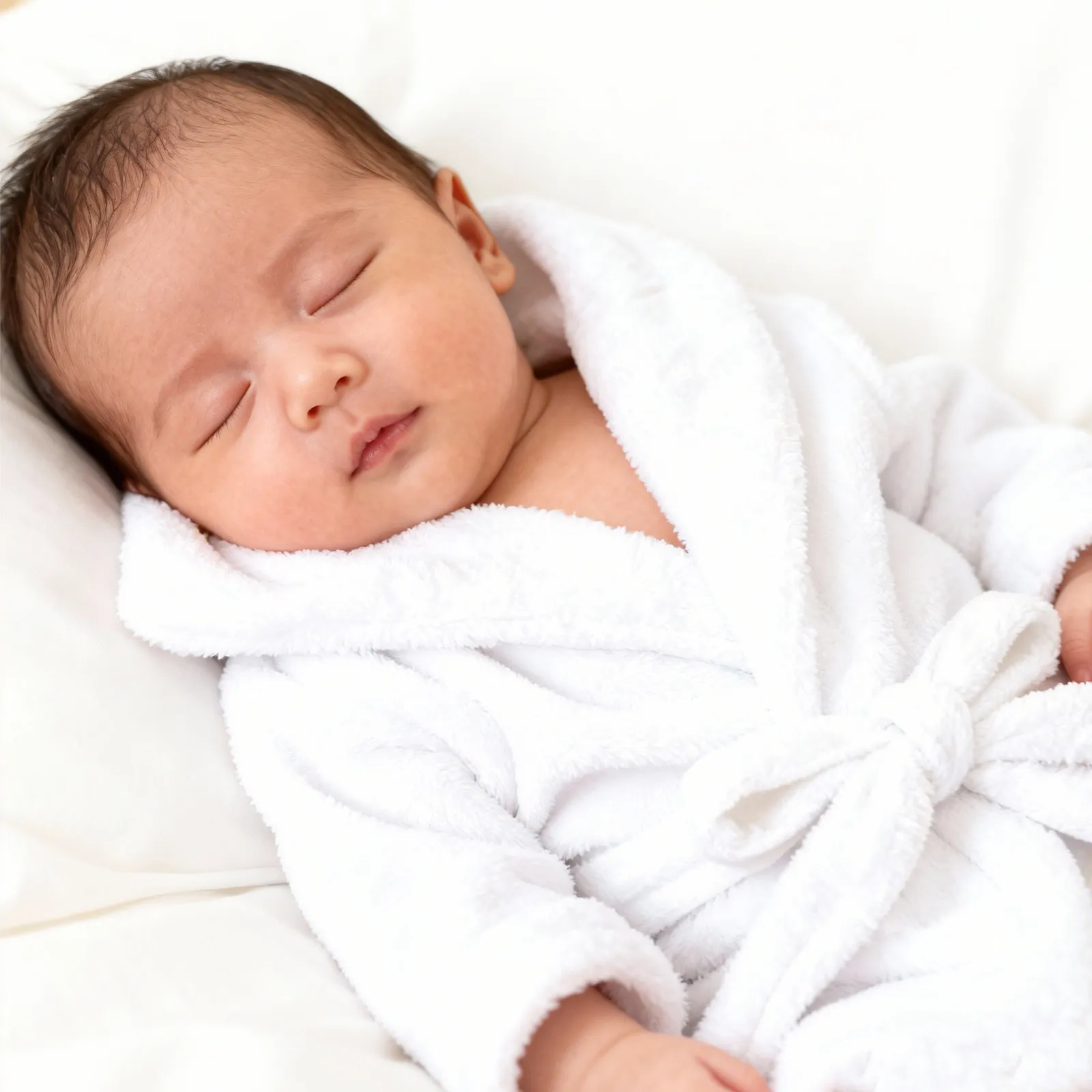 1Set Newborn Photography Outfit Soft Spa Day Baby Robe White Towel Wrap Slippers Prop 0-2 Months Infant Photoshoot Accessory
