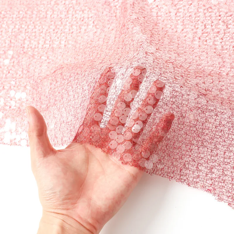 

Sequin Glitter Mesh Embroidery Fabric Fashion Evening Dress Show Dress Diy Handmade Sewing Cloth