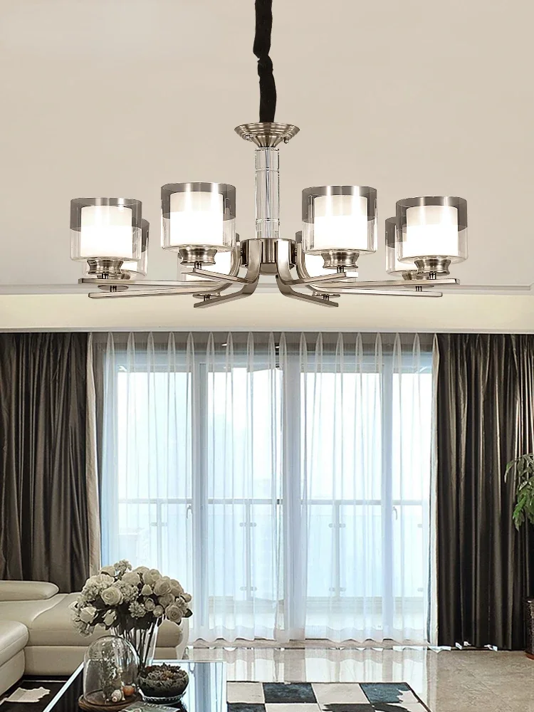 Lamp in the Living Room 2023 New Modern Simple Chandelier Light Luxury Package Living Room Chandelier Living Room Headlight