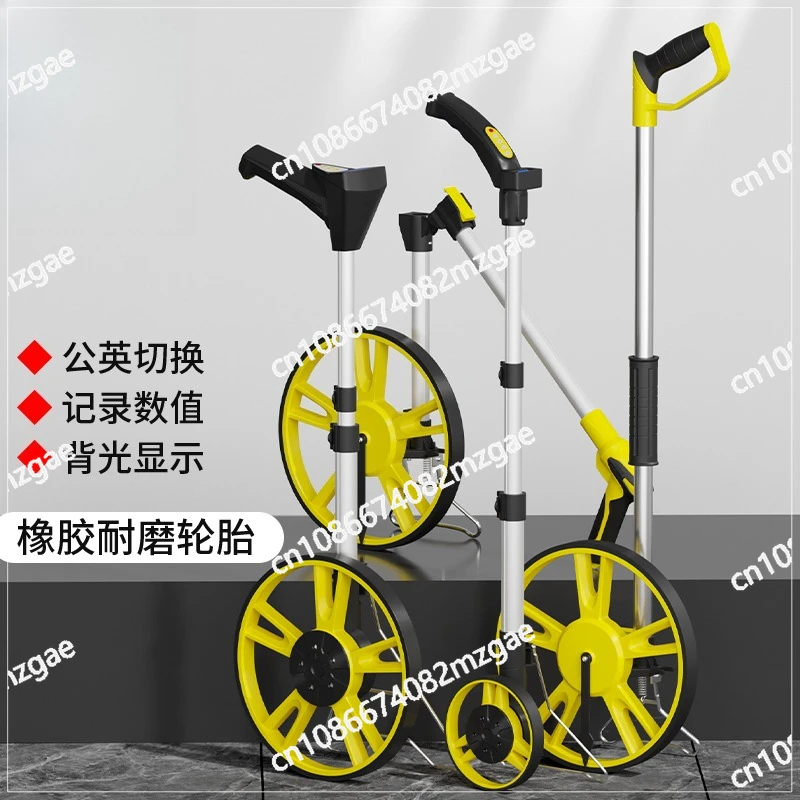 

Mechanical Ranging Wheel Outdoor Digital Display Hand Push Roller Measuring Wheel Electronic Rangefinder Meter Engineering Ruler