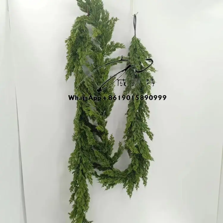 

9 FT Real Touch Cypress Garland Decoration Fashion Design Artificial Christmas Garland