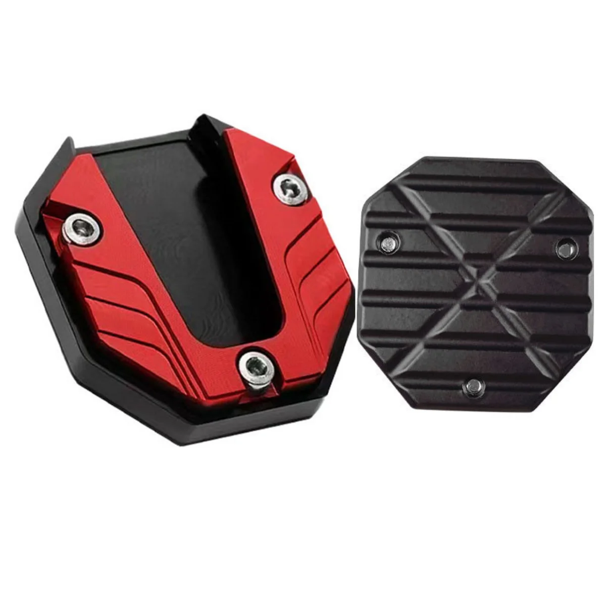 العالمي سكوتر دراجة نارية مسنده موسع القدم الجانب حامل تمديد وسادة upport لوحة دراجة نارية الملحقات