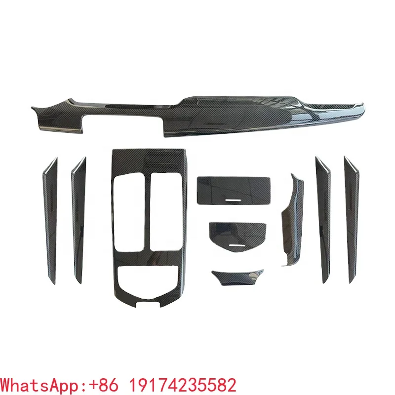 

Carbon Interior Kits for Maserati Quattroporte 2017-2022 Dry Carbon Fiber Interior Trim Add on Style 10PCS
