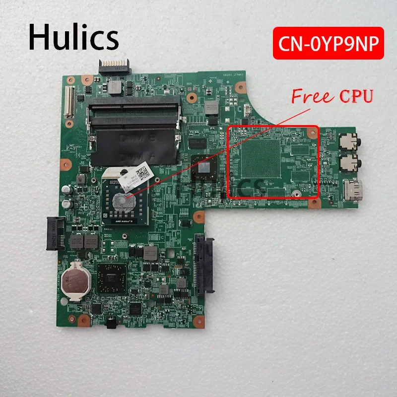 Hulics Used CN-0YP9NP YP9NP 0YP9NP Main Board For Dell Inspiron 15R M5010 Laptop Motherboard DDR3 Free CPU