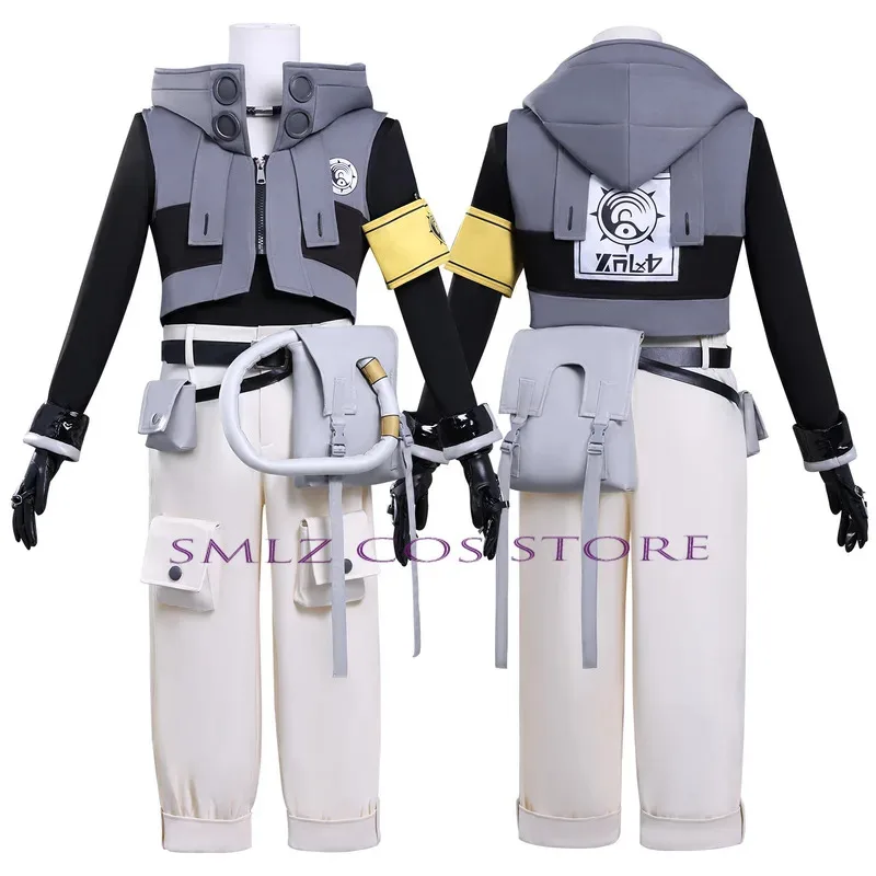 Kostum Cosplay Anime CyRiyo GACHIAKUTA Enjin Nji Cos Rudo Surebrec Zanka Nijiku Seragam Pesta untuk Pria