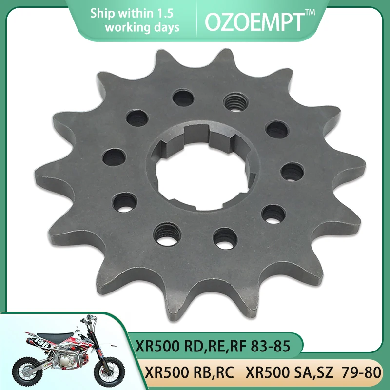 

OZOEMPT 520-14T Motorcycle Front Sprocket Apply to XR500 SA,SZ XR500 RB,RC RD,RE,RF XR600 RF,RG,RH XR600 RJ,RK,RL XL500 S