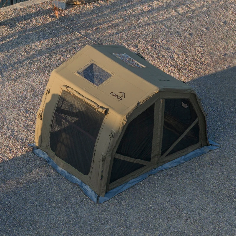 

10.0 Pro Air Tent-Army Green Inflatable 4 Season Waterproof Outdoor Air Camping Tent Hiking Single Layer Family TentsATV&UTV