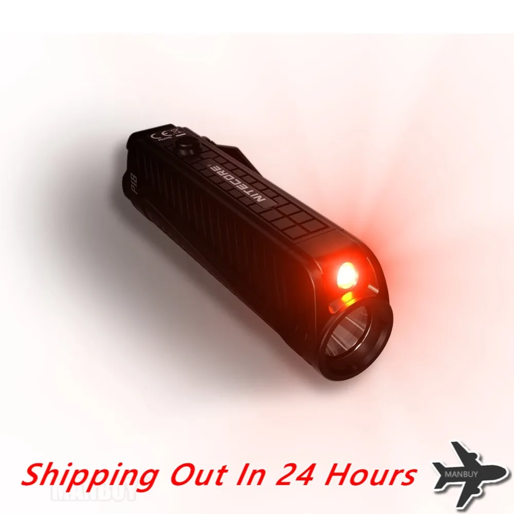 2025 NEW NITECORE P18 1800 LM White/Red CREE XHP35 HD LED Gear Law Enforcement Search Outdoor Camping Flashlight Without Battery