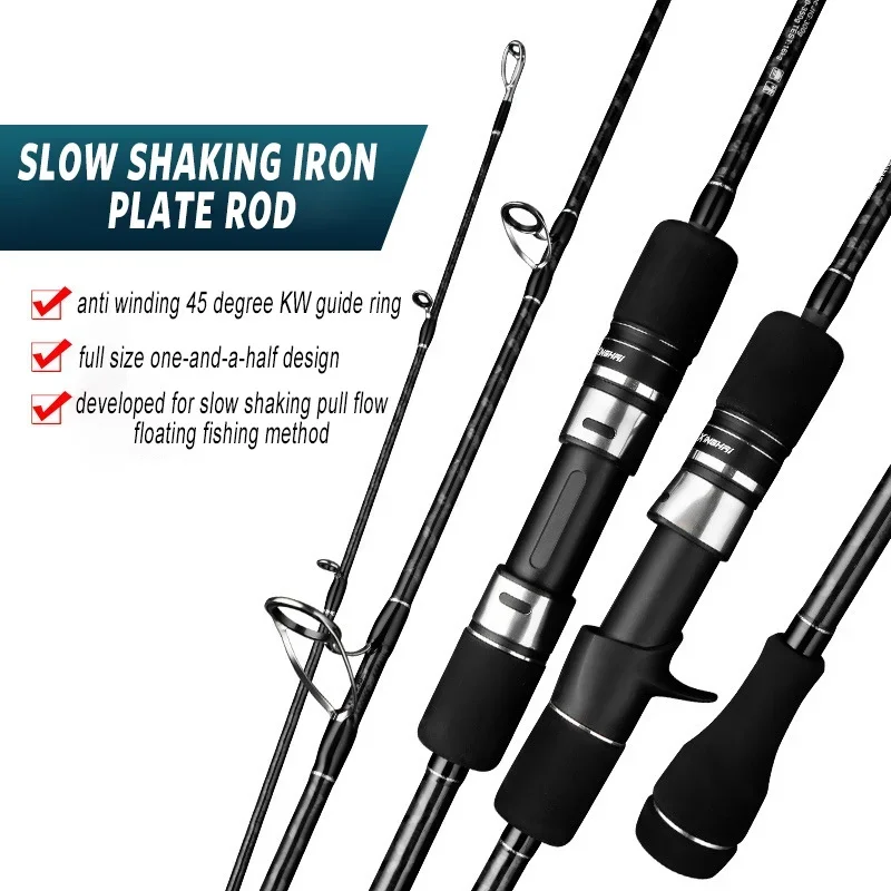 Goture Slow Jigging Rod 1.83M 1.91M Hard Action Spinning Casting Boat Rod High Quality MH Power Sea Fishing Tackle