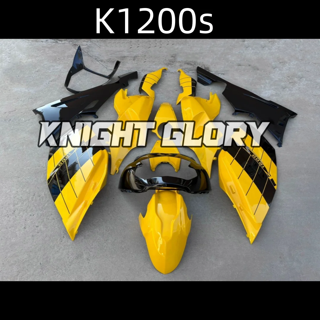 

New intake cover kit for K1200S. 2005-2006 model K1200S body kit. Yellow, black, silver.