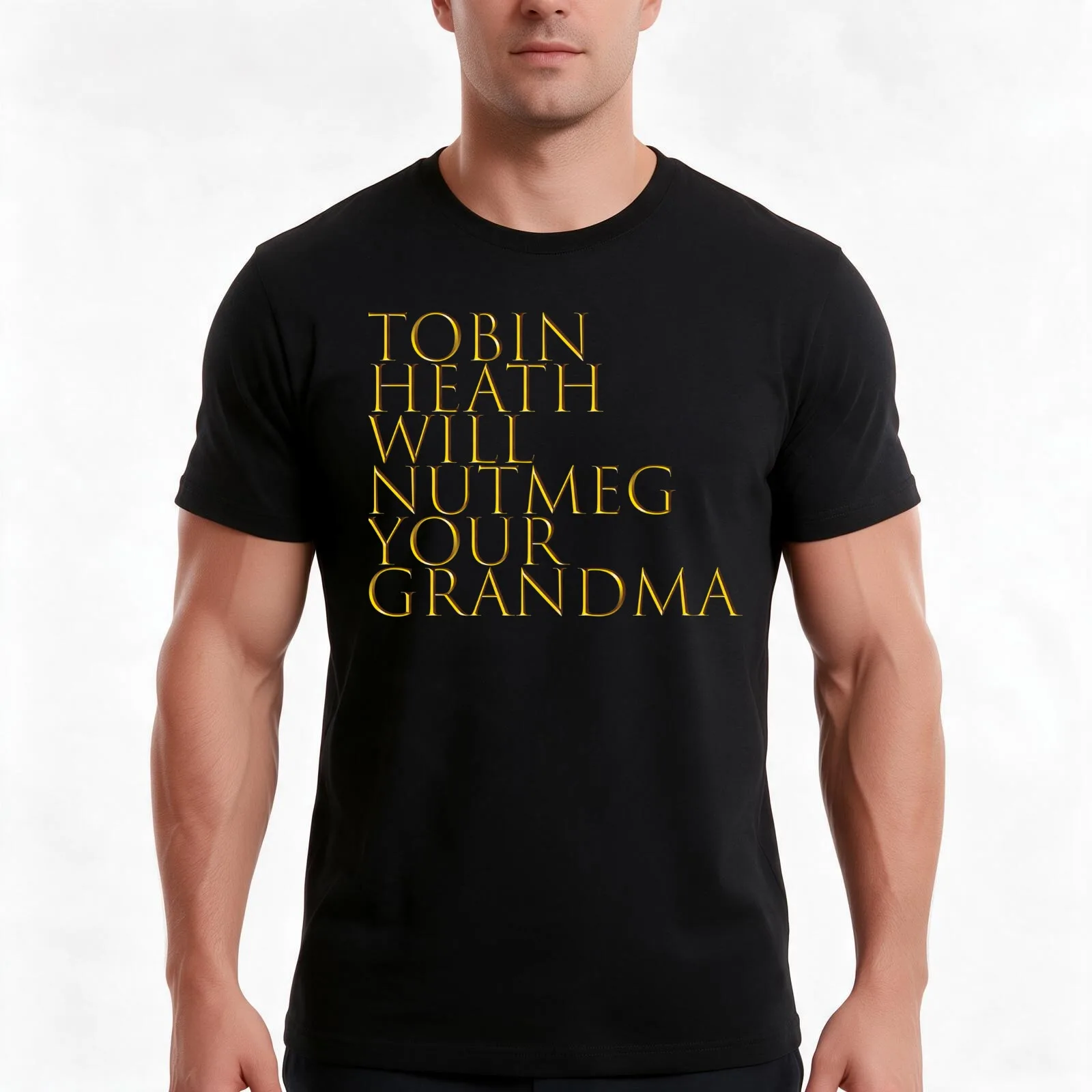 Tobin Heath Will Nutmeg Your Grandma T-Shirt, Summer Casual Cotton Tee, Oversized Streetwear Tops, Vintage Graphic Print