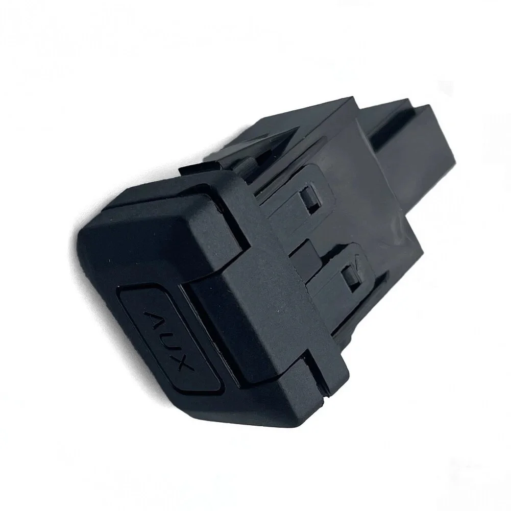 Civic Audio Jack AUX Audio Interface ABS Plastic Housing 12V Power Supply Stable Signal Transfer For Car Audio Connection