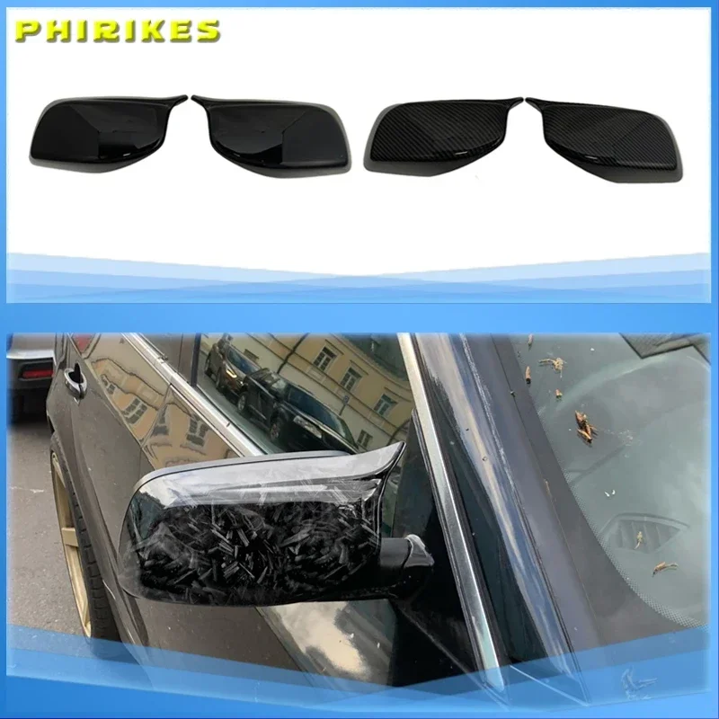 E60 Mirror Cover M Style Car Side Rearview Mirror Cover Cap Trim For BMW 5 6 series E61 E63 E64 2003-2010 Rear View Mirror Caps