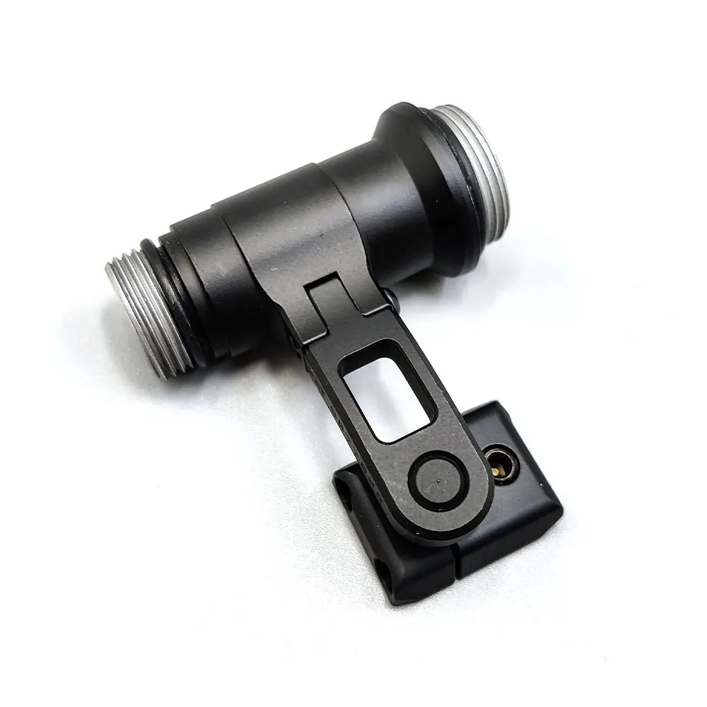SOTAC Tactical New 2023 SS MA-X Mount for SF M300 M600 Scout Light Flashlight KIJI K1 IR Illuminator fits OPS-CORE Helmet Picat