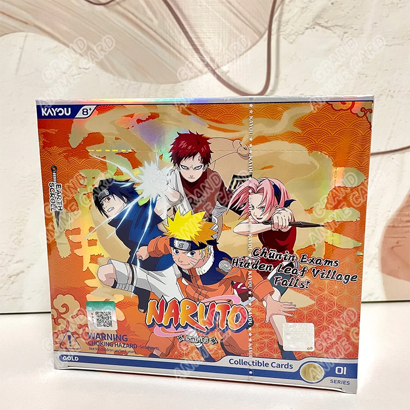 KAYOU Genuine Naruto T4W8 JIN1 JIN2 SEA English Version Global Version Booster Box Anime TCG Rare CR Ninja World Collection Card image 3