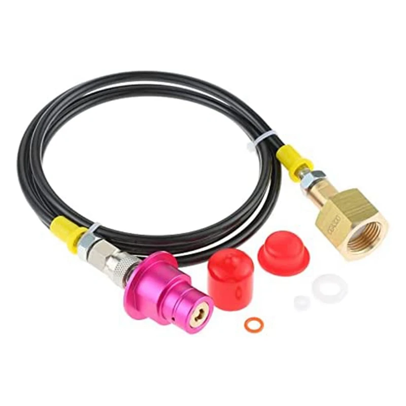 

AT14 60-Inch CGA320 Soda Terra Stream Adapter With Hose, Co2 Tank Adapter Quick Connector Hose Special For DUO Terra Machine