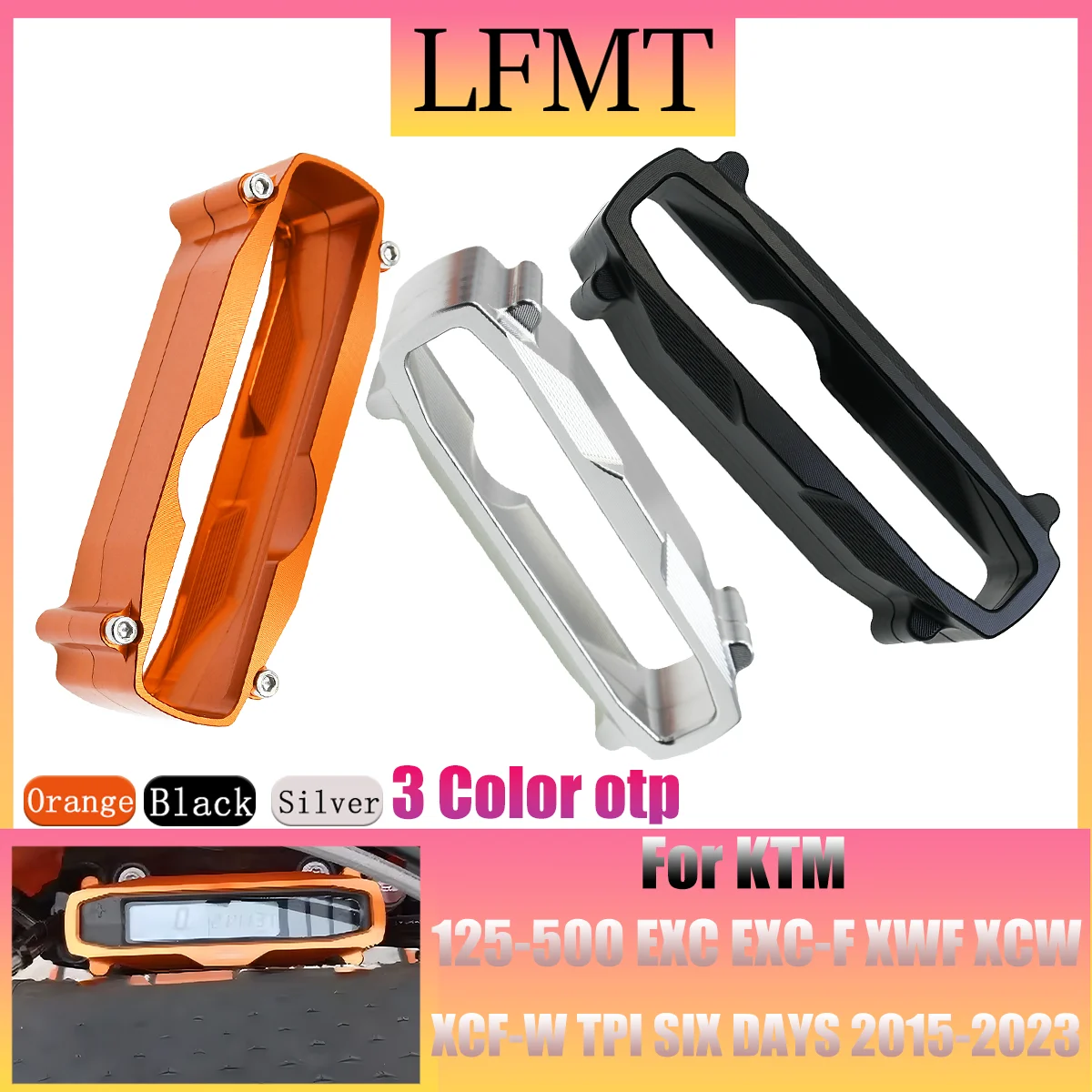 

CNC Odometer Speedometer Cover Protector Guard For KTM XCW XCFW EXC EXCF 150-500 2015-2024 For Husqvarna TE 150 250 300 FE 2024