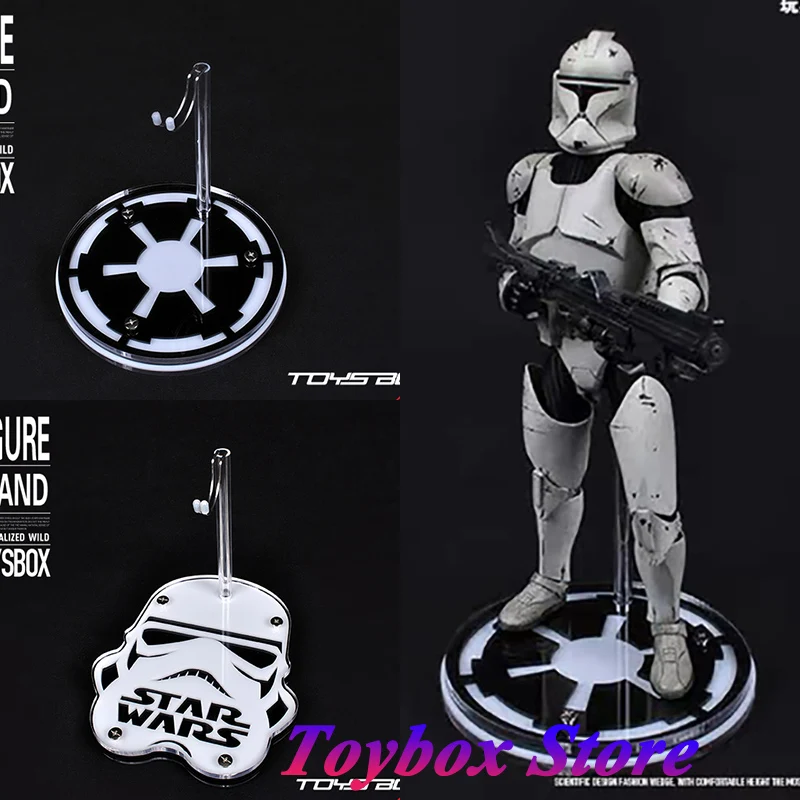 

In Stock TOYSBOX 1/6 Scale Figure Mini Stand Display Model Toys Ornament For Star Wars Soldier Scene Accessory Collection